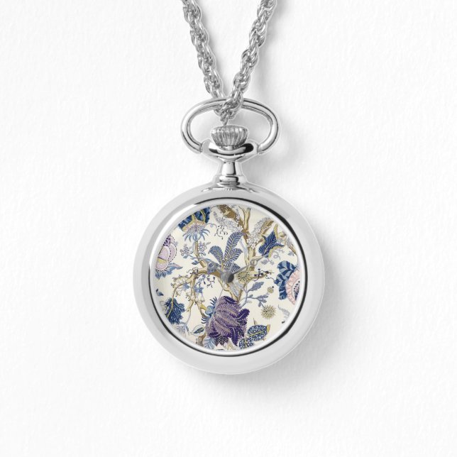 Relógio Blue Floral W.Morris Pattern Watch (Frente)