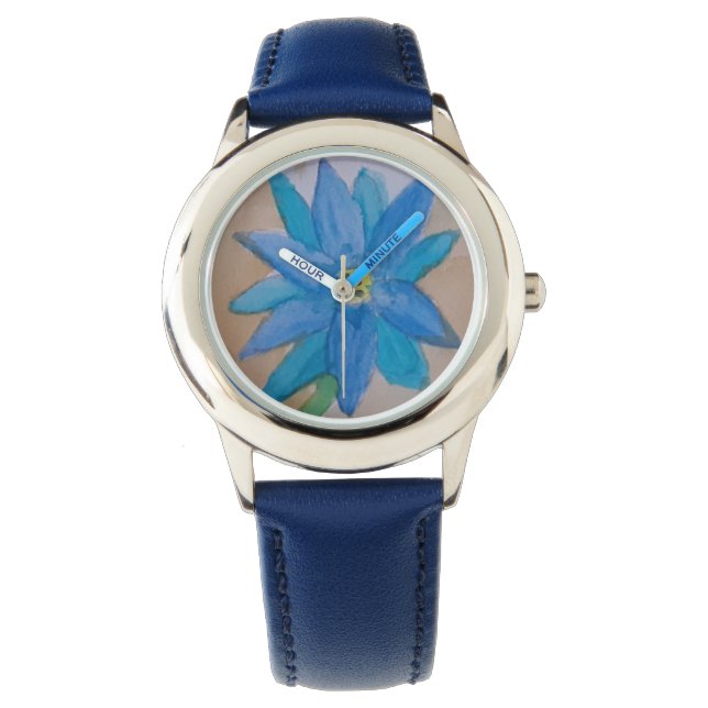 Relógio Blue Flower Kid's Watch (Frente)