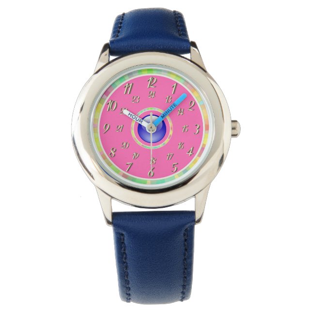 Relógio Blue Pink Watch (Frente)