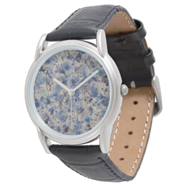 Relógio Blue Swirl Men's Watch (Angular)