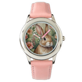 Relógio Blush Blooms e Bunny Watch