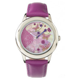 Relógio Bohemian Fairy Tale Folk Art Jeweled