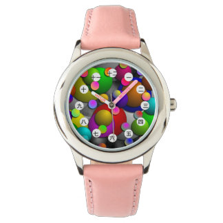 Relógio Bolhas (face CHN/JP) de Kenneth Yoncich