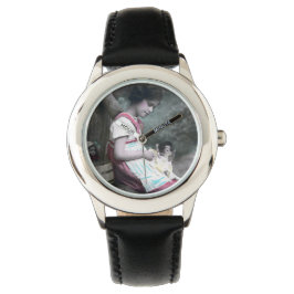 Relógio Bonne Année Vintage Girl com Dolll