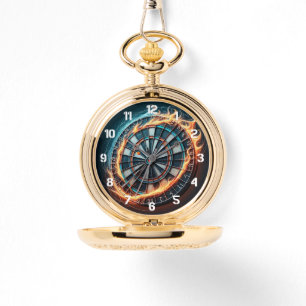 Relógio Borda de Fiery com Explosão de Bullseye