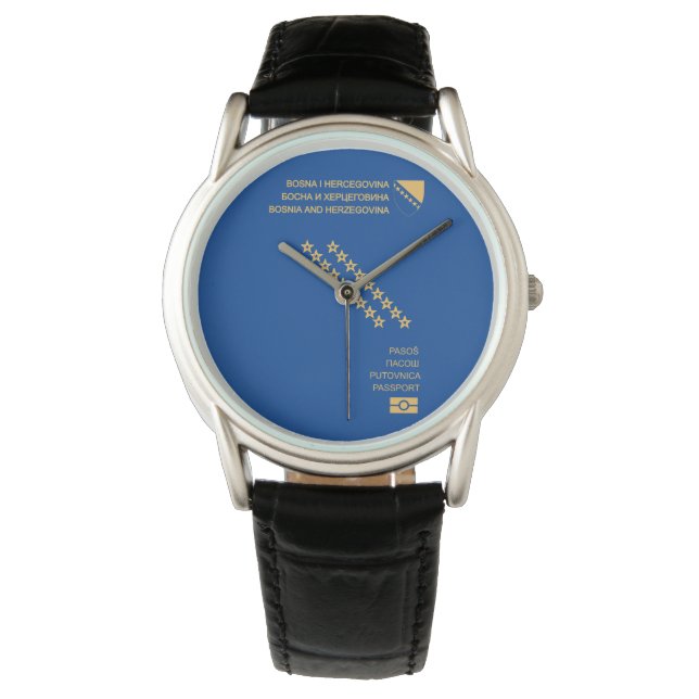 Relógio Bosnia & Herzegovina passport wristwatch (Frente)
