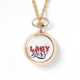 Relógio Boss Lady Mindset – Powerful Women Quote Design