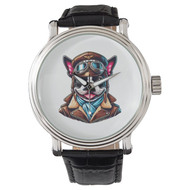 Relógio Bostie Pilot Design (Frente)