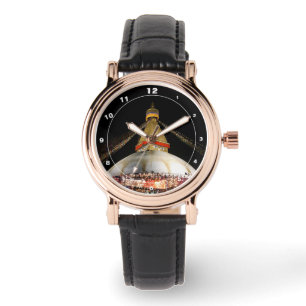 Relógio Boudhanath Stupa, Kathmandu à Noite (relógio)