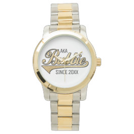 Relógio Bracelete de dois tontos vigia vovó/novato