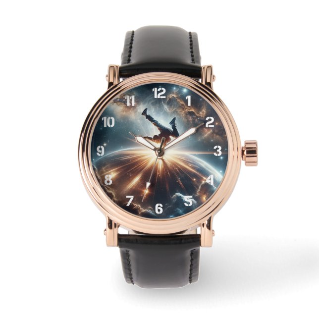 Relógio Breakdance encontra o Universo (Frente)