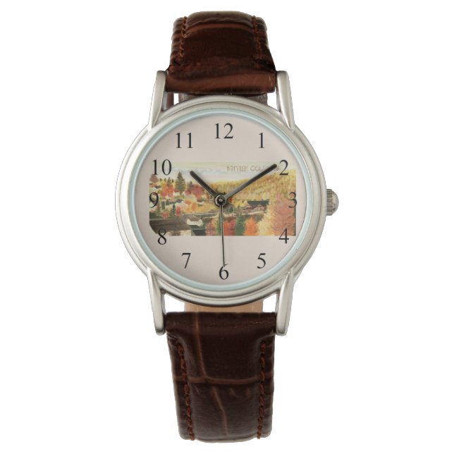 Relógio British Columbia Leather Watch (Frente)