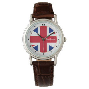 Relógio British Flag & United Kingdom Trendy fashion Reino