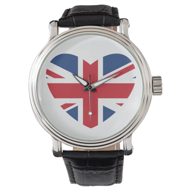 Relógio British Heart Watch - Union Jack Flag (Frente)