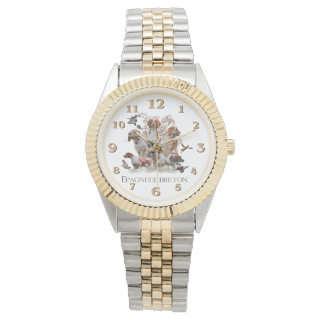 Relógio Brittany Spaniel   (Frente)