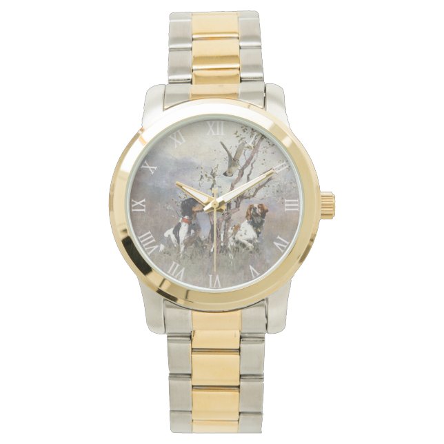 Relógio Brittany Spaniel (Frente)