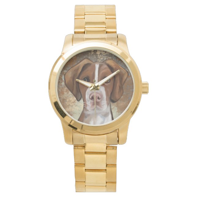 Relógio Brittany Spaniel (Frente)
