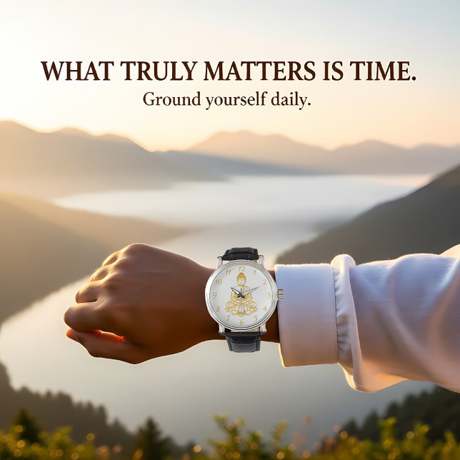 Relógio Buda em Lotus Pose, (Criador carregado)