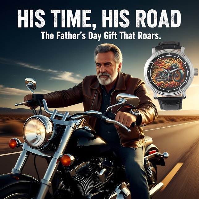 Relógio Burning Velocity, Motorcycle Watch Face. (Criador carregado)