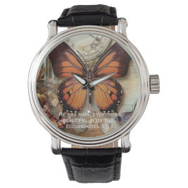Relógio Butterfly Watch Ecclesiastes 3:11 