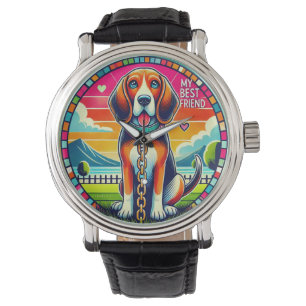 Relógio Cachorro Animado Fofo