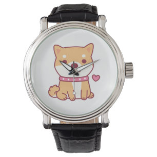 Relógio Cachorro de Shiba Inu