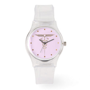 Relógio Caduceus do art deco