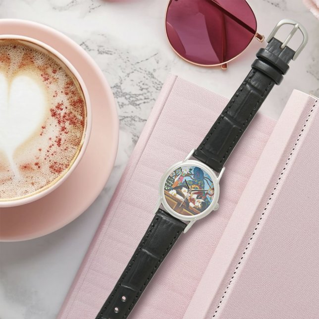 Relógio Calico Cat Dragon Red (Criador carregado)