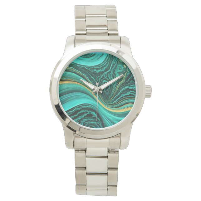 Relógio Camadas "Mijas" de safira e sol (Frente)