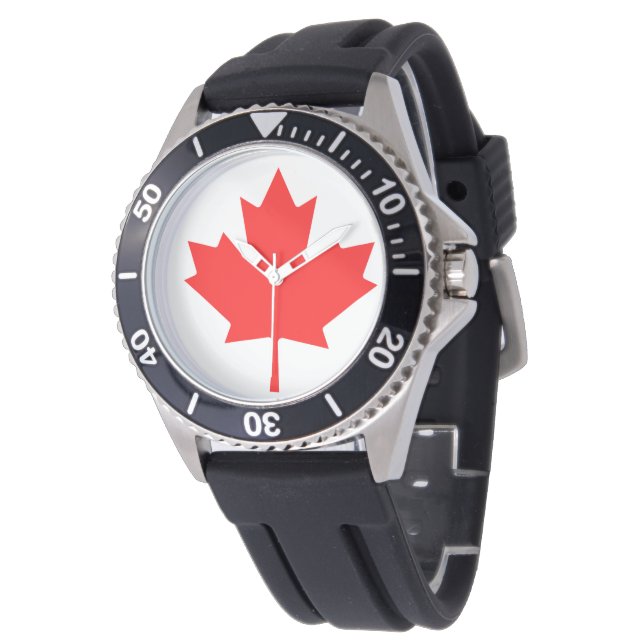 Relógio Canada Flag Watch (Angular)