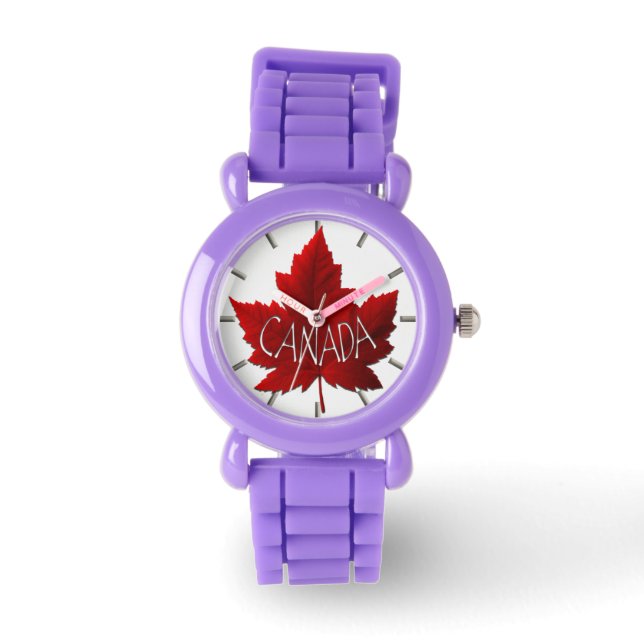 Relógio Canada Watch Canada Maple Leaf Souvenir (Frente)