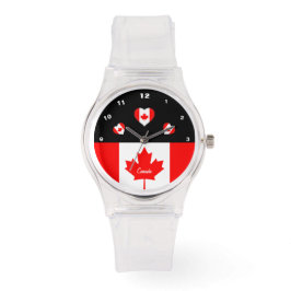 Relógio canadense Flag watch, Hearts, Canada/sport