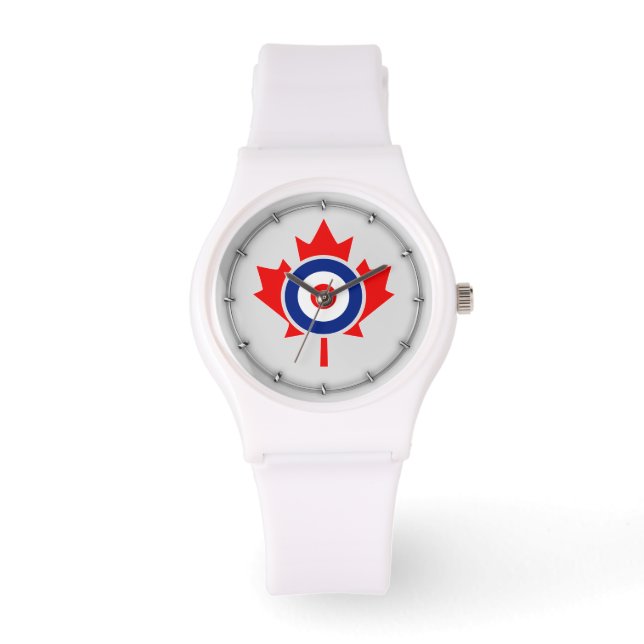 Relógio Canadiano Maple Leaf Roundel Mod CANADA (Frente)
