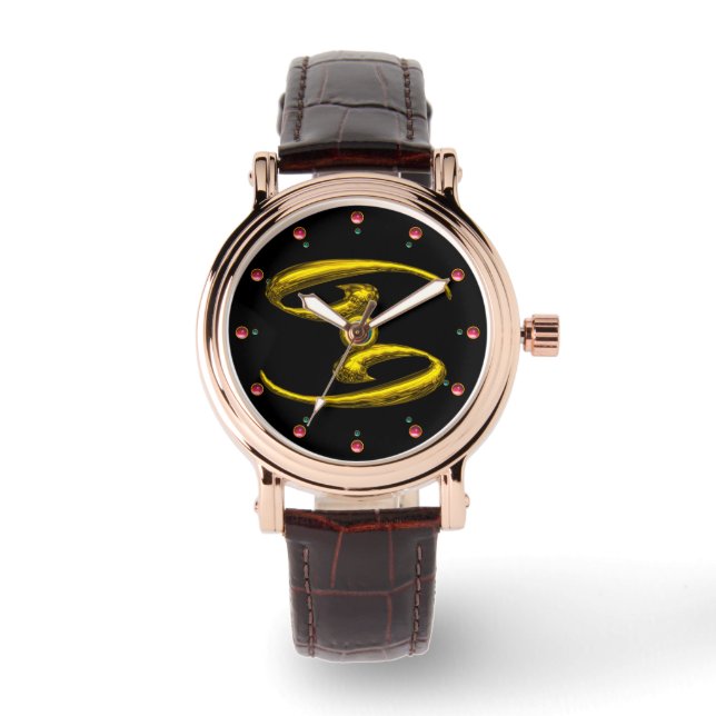 RELÓGIO CANCER ZODIAC ANIVERSÁRIO JEWEL AQUA AZUL OPALE (Frente)