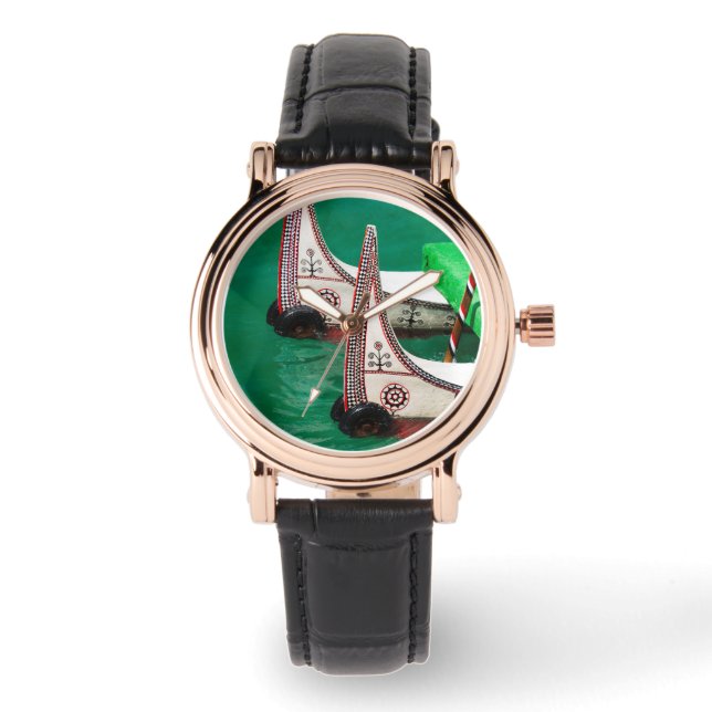 Relógio Canoa do povo aborígene (Frente)