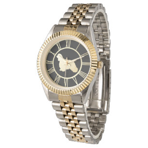 Relógio Cão Dourado de Cocker Spaniel