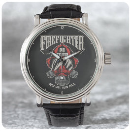 Relógio Capacete de Bombeiros Personalizado