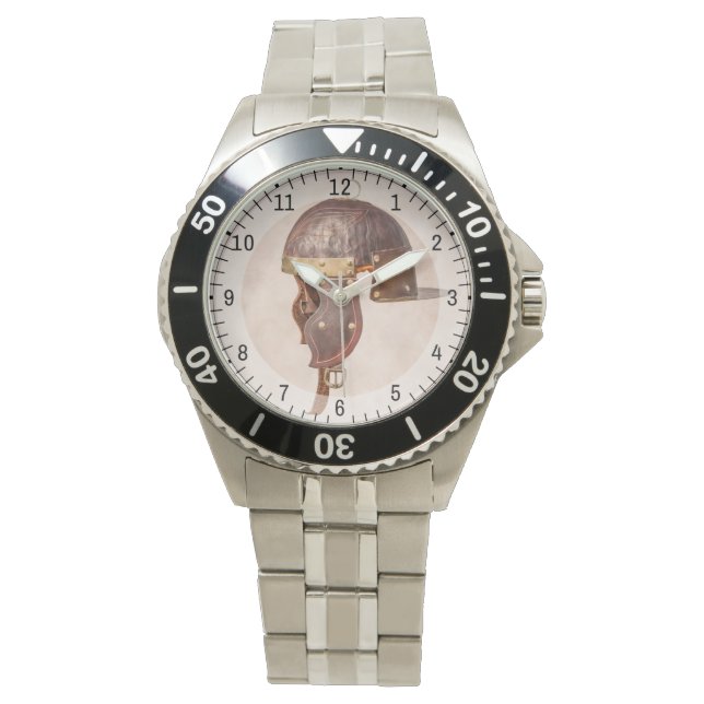 Relógio Capacete militar romano antigo (Frente)