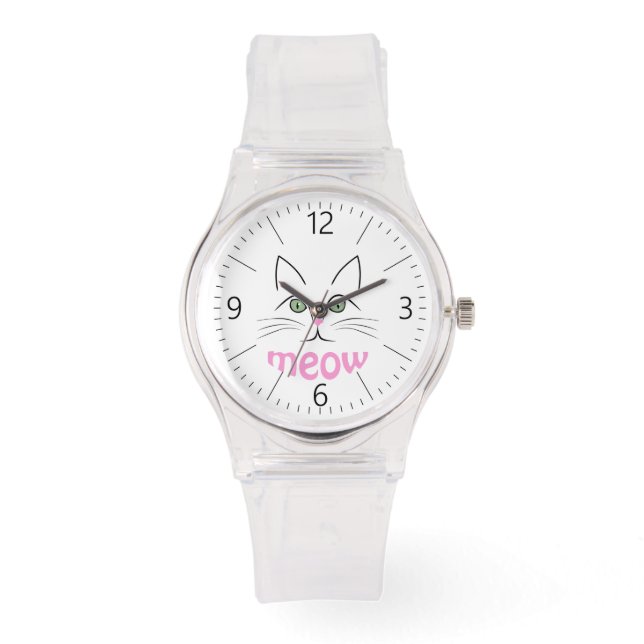 Relógio Cara de gato (Frente)