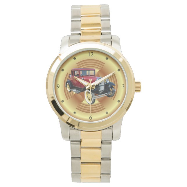 Relógio Carro vintage ~ Modelo A 1928 -29 Coupe ~ (Frente)