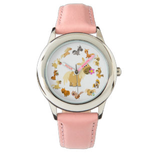 Relógio Cartoon Bonito Ponies Mandala Watch