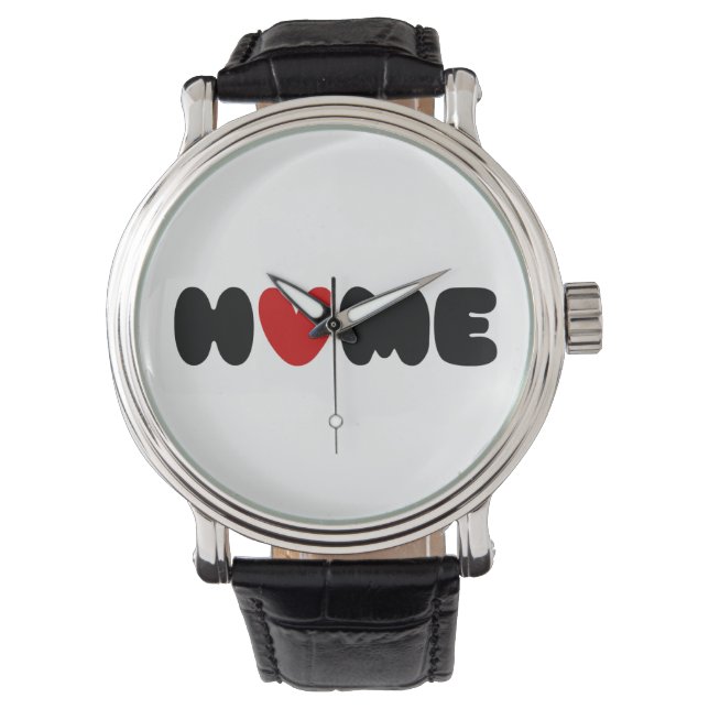 Relógio Casa É Onde Está O Coração (Frente)