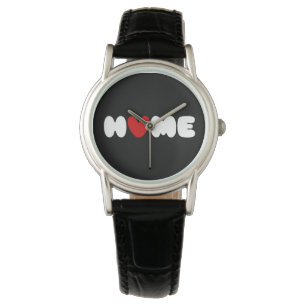 Relógio Casa É Onde Está O Coração