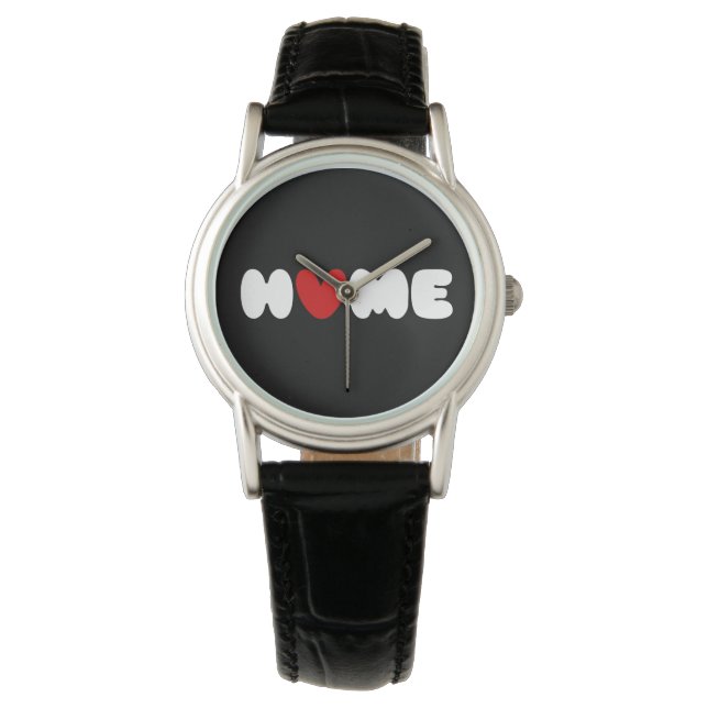 Relógio Casa É Onde Está O Coração (Frente)