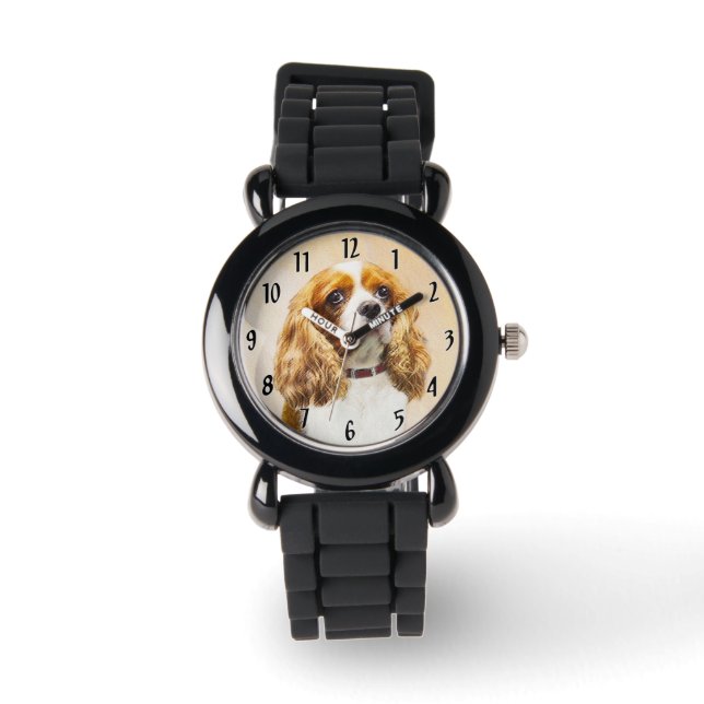 Relógio Cavalier King Charles Spaniel Original (Frente)