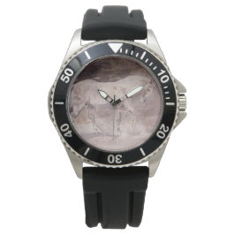 Relógio Cavalo Branco (por Eugene Delacroix)