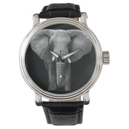 Relógio Celebrar o Dia Mundial do Elefante: Design majesto