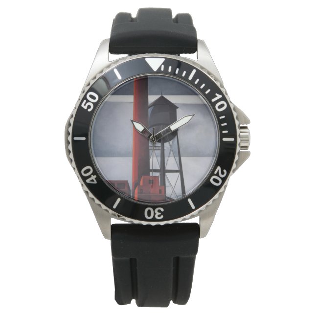 Relógio Chaminés e Torre de Água (por Charles Demuth) (Frente)