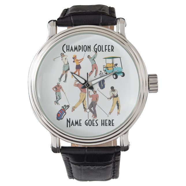 Relógio Champion Golfer Watch - personalizar nome (Frente)