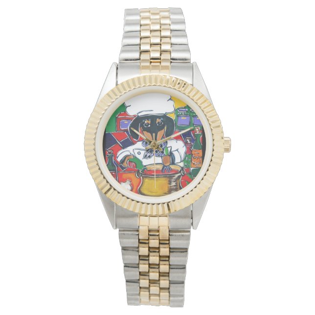 RELÓGIO CHEF DACHSHUND (Frente)